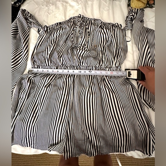 Striped Romper - Plus size - Picture 4 of 13